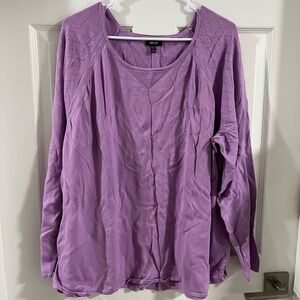Apt. 9 Women's Lavender Long Sleeve Top